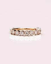 1.00 TCW Round Cut Lab Grown Diamond Wedding Band Gift For Her Mapple Gems